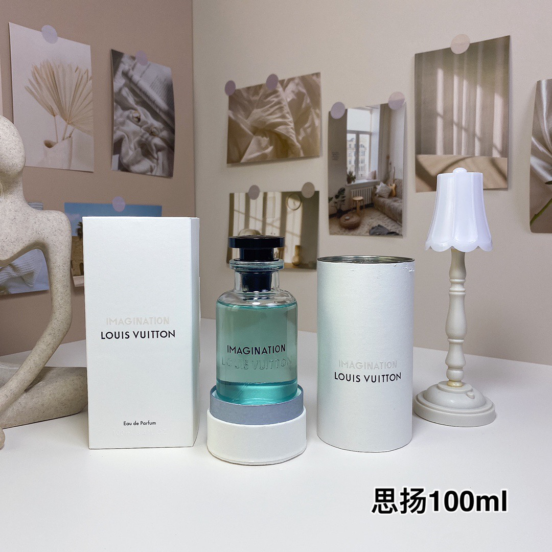LV Siyang Perfume 100mlš QualityāļøLV 2021 New Fragrance IMAGINATION Siyang Imagination Perfume 100ml
Black tea ambergris unisex
Top notes: citron bergamot orange
Middle notes: ginger, orange blossom oil, cinnamon
Base note: tea ambroxan, guaiac wood, frankincense - Image 2