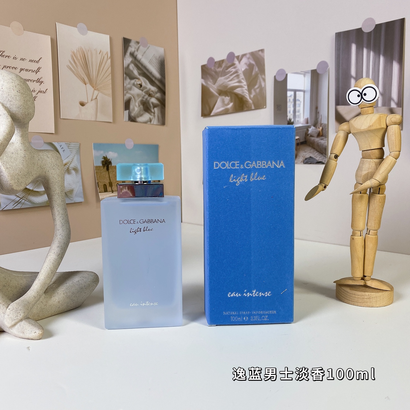 Yilan Men's Light Fragrance 100ml
Light Blue Eau Intense, 2017
Brand:
Perfumer: Olivier Cresp
Properties: female fragrance
Fragrance: fruity floral fragrance
Top note: Lemon
Middle note: Jasmine English Marigold
Base note: Musk Amber Wood
