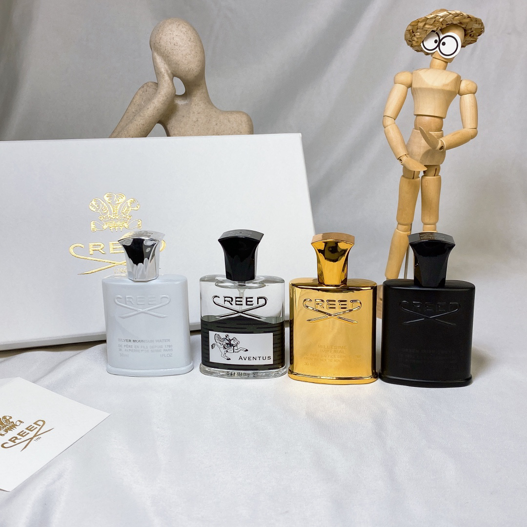 65. Creed Faith Perfume Medium Sample Set of Four × 30ml
🔜 ‣Creed Creed Perfume Medium Sample Four-piece Gift Set 30ml, the set contains 1⃣️Silver Mountain Spring 2⃣️Eau Napoleon 3⃣️Irish Green Flower 4⃣️Thousand-Year Empire - Image 3