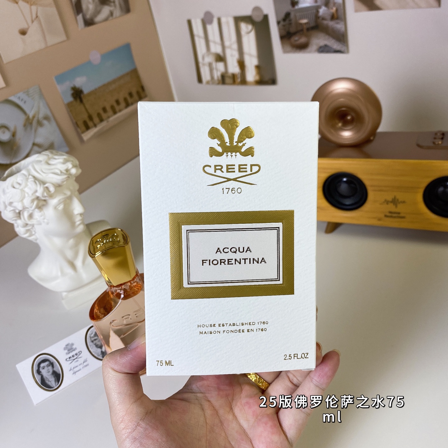 Faith Florence Perfume 75ml
🔜Quality❗2025 Edition Florentine Water 75ml
Acqua Fiorentina, 2009
Brand: Kai Ruide
Perfumer: Olivier .
Properties: female fragrance
Fragrance: fruity floral fragrance
Top note: plum
Middle Notes: Bergamot Lemon Pear Rose
Base note: grapefruit, cedar, sandalwood - Image 5